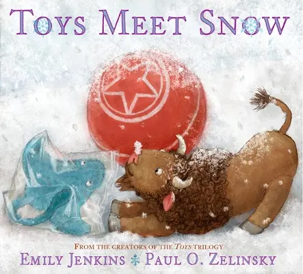 Toys Meet Snow: Las aventuras invernales de un curioso búfalo de peluche, una sensible mantarraya de felpa y un bálsamo de goma amante de los libros. - Toys Meet Snow: Being the Wintertime Adventures of a Curious Stuffed Buffalo, a Sensitive Plush Stingray, and a Book-Loving Rubber Bal