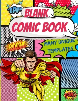 Cómic en blanco Muchas plantillas únicas - Blank Comic Book Many Unique templates