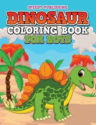 Libro para colorear de dinosaurios para niños - Dinosaur Coloring Book For Boys