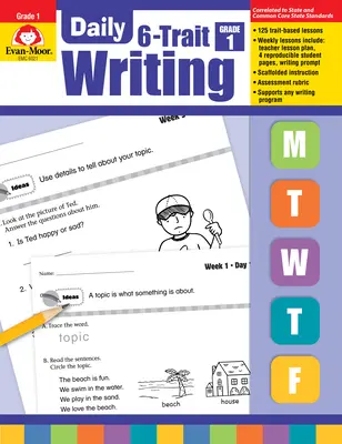 Daily 6-Trait Writing, Grado 1 Edición para el profesor - Daily 6-Trait Writing, Grade 1 Teacher Edition