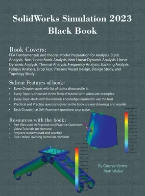 SolidWorks Simulation 2023 Libro negro - SolidWorks Simulation 2023 Black Book