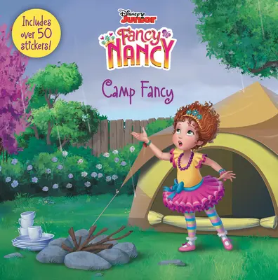 Disney Junior Fancy Nancy: Campamento Fancy: ¡Incluye más de 50 pegatinas! - Disney Junior Fancy Nancy: Camp Fancy: Includes Over 50 Stickers!