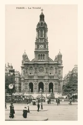 Diario Vintage Iglesia de la Trinidad, París, Francia - Vintage Journal Church of the Trinity, Paris, France