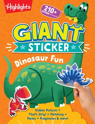 Diversión con dinosaurios de pegatinas gigantes - Giant Sticker Dinosaur Fun