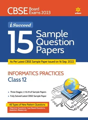 15 Ejemplos de exámenes de preguntas prácticas de información clase 12 CBSE 2019-2023 - 15 Sample Question Papers Information Practices Class 12th CBSE 2019-2023