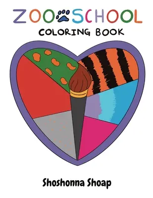 Libro para colorear Zoo School - Zoo School Coloring Book