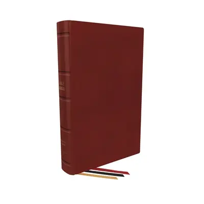 Kjv, Biblia de consulta de una columna, tamaño personal, impresión grande, piel de cabra de primera calidad, rojo, colección Premier, letra roja, cómoda impresión: Santa Biblia - Kjv, Personal Size Large Print Single-Column Reference Bible, Premium Goatskin Leather, Red, Premier Collection, Red Letter, Comfort Print: Holy Bible