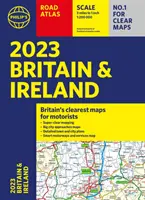 2023 Philip's Road Atlas Gran Bretaña e Irlanda - (A4 encuadernación rústica) - 2023 Philip's Road Atlas Britain and Ireland - (A4 Paperback)