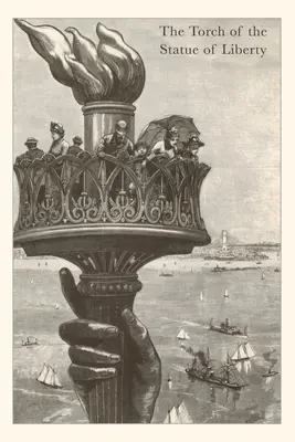 Diario Vintage La antorcha de la Estatua de la Libertad - Vintage Journal The Torch of the Statue of Liberty