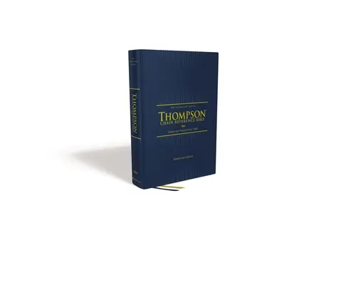 Niv, Biblia de consulta Thompson, Tapa dura, Azul marino, Letra roja, Impresión confort - Niv, Thompson Chain-Reference Bible, Hardcover, Navy, Red Letter, Comfort Print