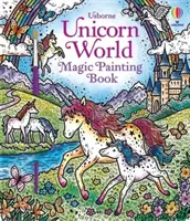 Libro de Pintura Mágica Mundo Unicornio - Unicorn World Magic Painting Book