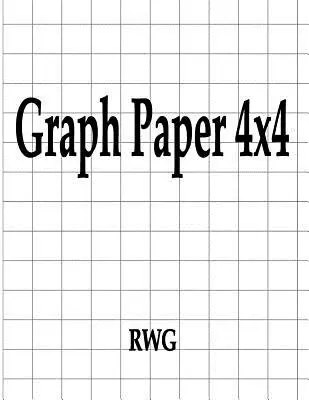 Papel Grafico 4x4: 50 Páginas 8.5 X 11 - Graph Paper 4x4: 50 Pages 8.5 X 11