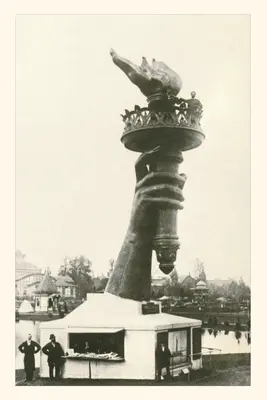 Diario Vintage Antorcha de la Estatua de la Libertad, Nueva York - Vintage Journal Statue of Liberty Torch, New York