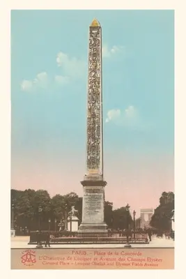 Diario Vintage Luxor Obelisk, Place de la Concorde - Vintage Journal Luxor Obelisk, Place de la Concorde