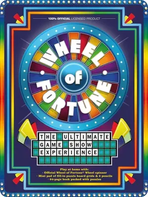 Juego de la Rueda de la Fortuna: Con la rueda de la fortuna oficial y montones de puzzles. - Wheel of Fortune Game Tin: With Official Wheel of Fortune Wheel Spinner and Tons of Puzzles!