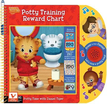 Daniel Tiger Potty Training Cuadro de recompensas - Daniel Tiger Potty Training Reward Chart