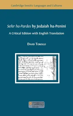 Sefer ha-Pardes de Jedaiah ha-Penini - Sefer ha-Pardes by Jedaiah ha-Penini