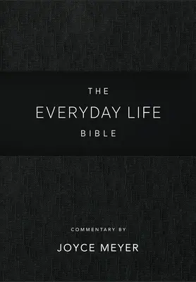 La Biblia de la Vida Cotidiana: Negro Leatherluxe(r): El poder de la Palabra de Dios para la vida diaria - Everyday Life Bible: Black Leatherluxe(r): The Power of God's Word for Everyday Living