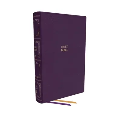 Kjv, Paragraph-Style Large Print Thinline Bible, Leathersoft, Purple, Red Letter, Comfort Print: Santa Biblia, Versión Reina Valera - Kjv, Paragraph-Style Large Print Thinline Bible, Leathersoft, Purple, Red Letter, Comfort Print: Holy Bible, King James Version