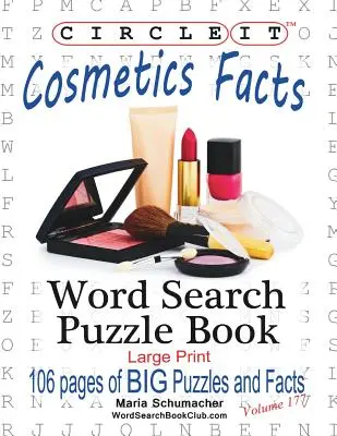 Rodea, Cosméticos, Sopa de letras, Puzzle Book - Circle It, Cosmetics Facts, Word Search, Puzzle Book