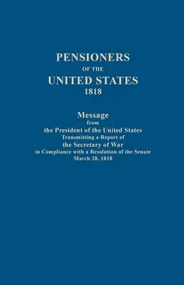 Pensionistas de los Estados Unidos, 1818 - Pensioners of the United States, 1818