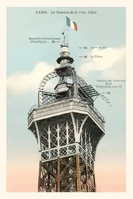 Diario Vintage Cima de la Torre Eiffel - Vintage Journal Top of the Eiffel Tower