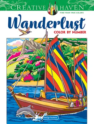 Creative Haven Wanderlust Colorear por números - Creative Haven Wanderlust Color by Number