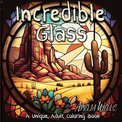 Vidrio increíble: Un libro único de colorear para adultos para aliviar el estrés y el arte consciente - Incredible Glass: A Unique Adult Coloring Book for Stress Relief and Mindful Artwork