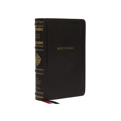 Nkjv, Biblia de consulta con margen ancho, Colección Soberana, Piel suave, Negra, Letra roja, Impresión confort: Santa Biblia, Nueva Versión Reina Valera - Nkjv, Wide-Margin Reference Bible, Sovereign Collection, Leathersoft, Black, Red Letter, Comfort Print: Holy Bible, New King James Version
