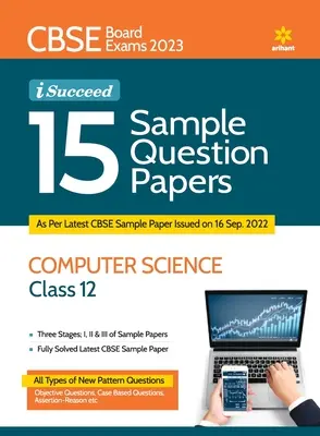 CBSE Board Exams 2023 I-Succeed 15 Sample Question Papers COMPUTER SCIENCE Class 12th