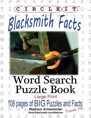 Enciérralo, Herrero Sopa de letras, Libro de rompecabezas - Circle It, Blacksmith Facts, Word Search, Puzzle Book