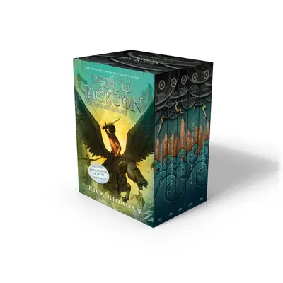 Percy Jackson y los Olímpicos 5 libros en rústica (con póster) - Percy Jackson and the Olympians 5 Book Paperback Boxed Set (W/Poster)