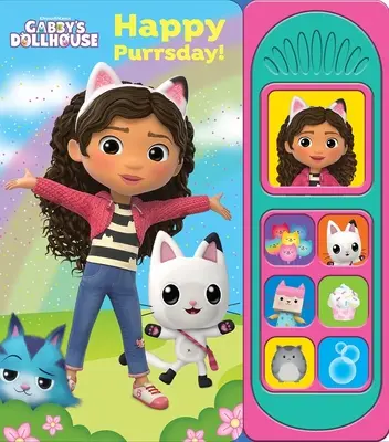 La casa de muñecas de DreamWorks Gabby: ¡Feliz Purrsday! Libro de sonidos - DreamWorks Gabby's Dollhouse: Happy Purrsday! Sound Book