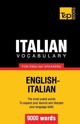 Vocabulario italiano para anglófonos - 9000 palabras - Italian vocabulary for English speakers - 9000 words