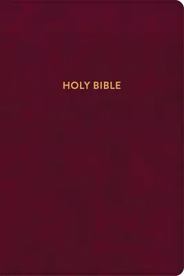 Biblia de estudio KJV Rainbow, tacto cuero burdeos, indexada - KJV Rainbow Study Bible, Burgundy Leathertouch, Indexed