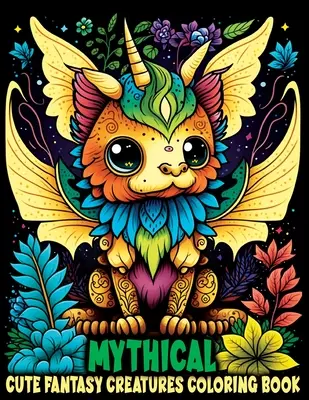 Cute Fantasy Mythical Creatures Libro para colorear: Adorables animales para colorear con criaturas mágicas y mundos imaginarios - Cute Fantasy Mythical Creatures Coloring Book: Adorable Animals to Color with Magical Creatures and Imaginary Worlds