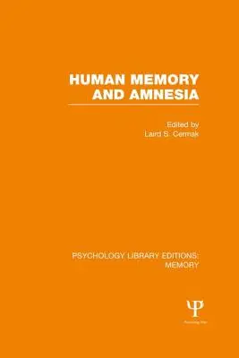 Memoria humana y amnesia (Ple: Memoria) - Human Memory and Amnesia (Ple: Memory)
