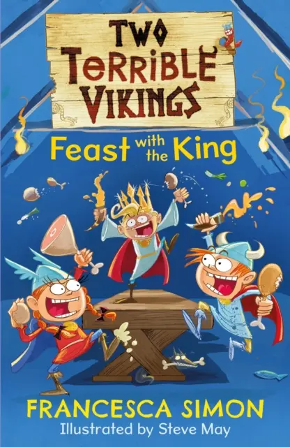 Dos vikingos terribles se dan un festín con el Rey - Two Terrible Vikings Feast with the King