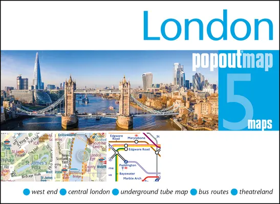 Mapa desplegable de Londres - London Popout Map