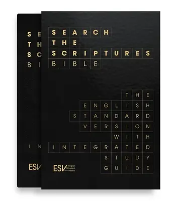 Biblia ESV Search the Scriptures: La Biblia Versión Estándar en Inglés con Guía de Estudio Integrada - ESV Search the Scriptures Bible: The English Standard Version Bible with Integrated Study Guide