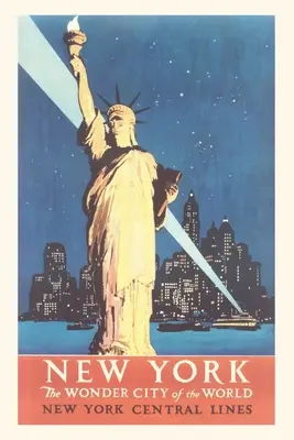 Diario Vintage Póster de viaje de la Estatua de la Libertad - Vintage Journal Statue of Liberty Travel Poster