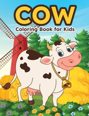 Vaca Libro para colorear para niños - Cow Coloring book for Kids