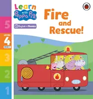 Aprende con Peppa Phonics Nivel 4 Libro 9 - ¡Fuego y rescate! (Phonics Reader) - Learn with Peppa Phonics Level 4 Book 9 - Fire and Rescue! (Phonics Reader)