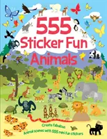 555 Sticker Fun - Libro de actividades de animales - 555 Sticker Fun - Animals Activity Book