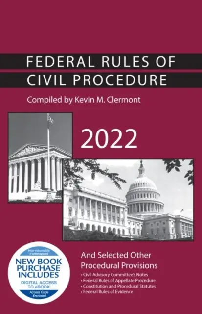 Reglas federales de procedimiento civil y otras disposiciones procesales seleccionadas, 2022 - Federal Rules of Civil Procedure and Selected Other Procedural Provisions, 2022