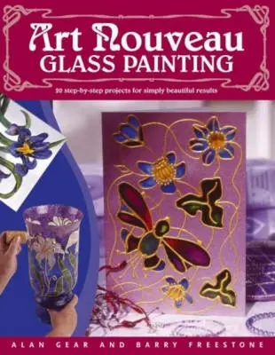 Pintura Art Nouveau en vidrio - Art Nouveau Glass Painting