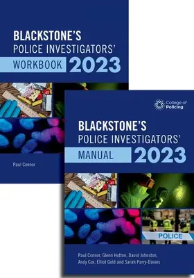 Manual y cuaderno de ejercicios para investigadores policiales de Blackstone 2023 - Blackstone's Police Investigators Manual and Workbook 2023