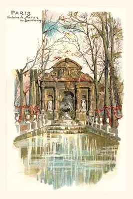 Diario Vintage Medici Fountain, Luxemburg Park - Vintage Journal Medici Fountain, Luxemburg Park