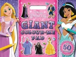 Princesas Disney: Bloc de notas gigante - Disney Princess: Giant Colour Me Pad