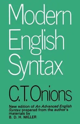 Sintaxis inglesa moderna - Modern English Syntax